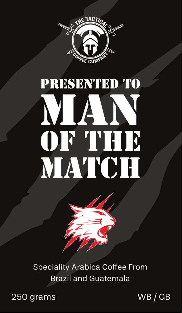 Man of the Match Swindon Wildcats label