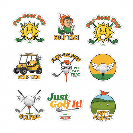 Golf Essentials stickers