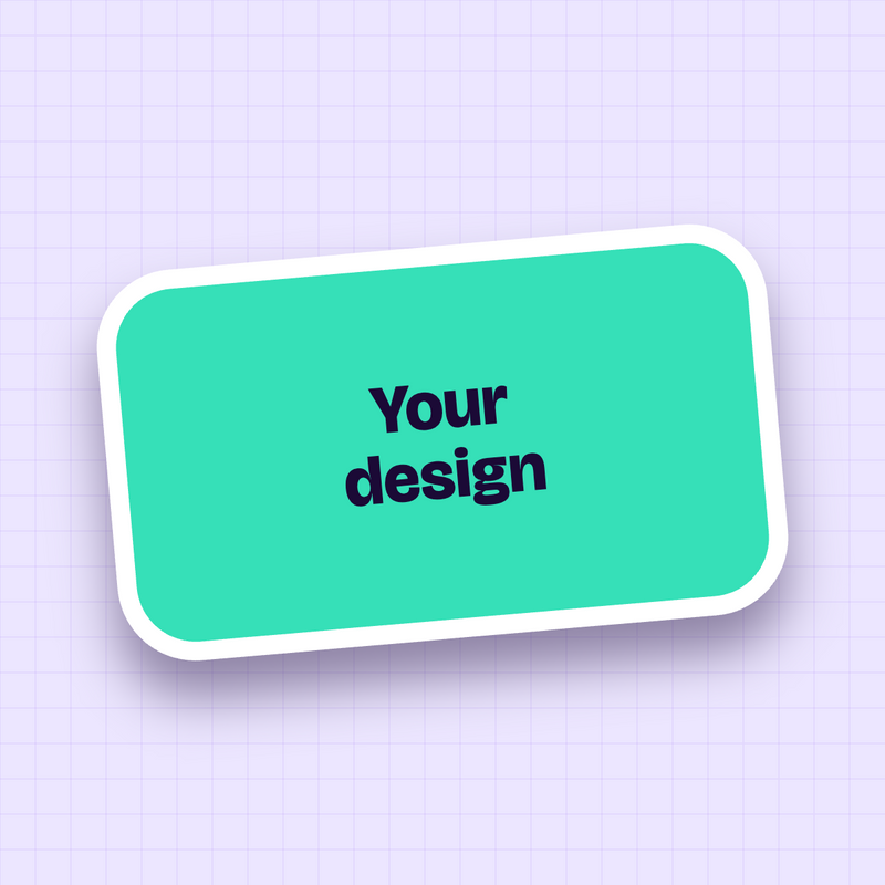Custom Rectangle Stickers & Labels