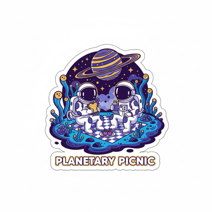 Astronaut sticker