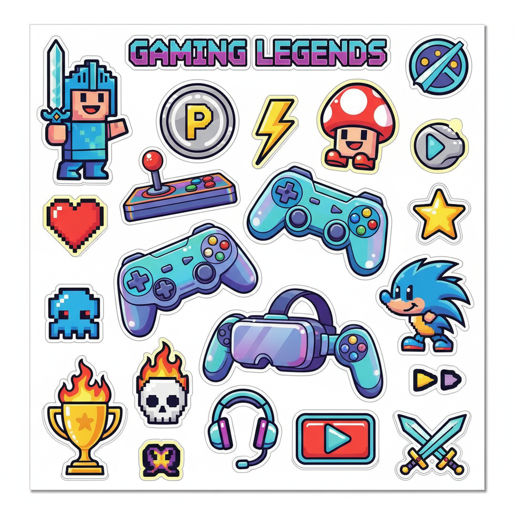 Gaming Legends sticker pack