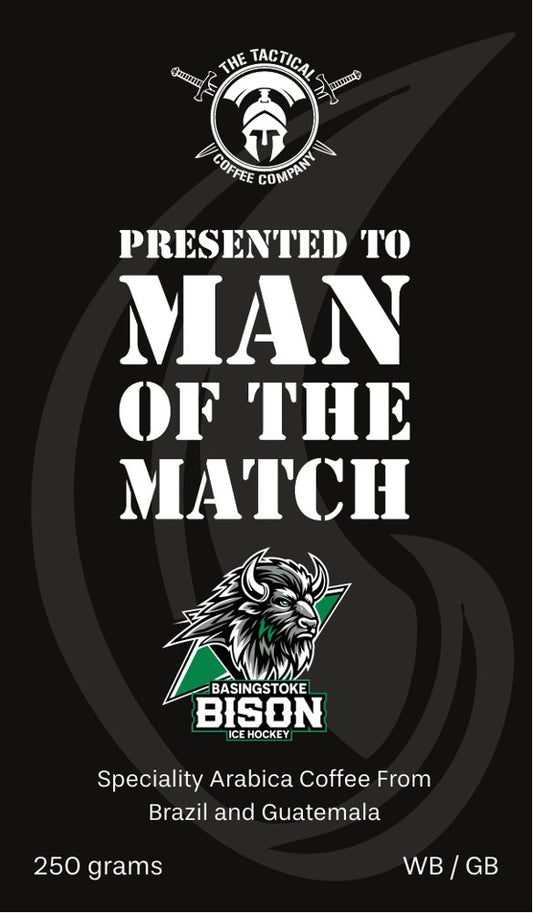 Man of the Match Bison label